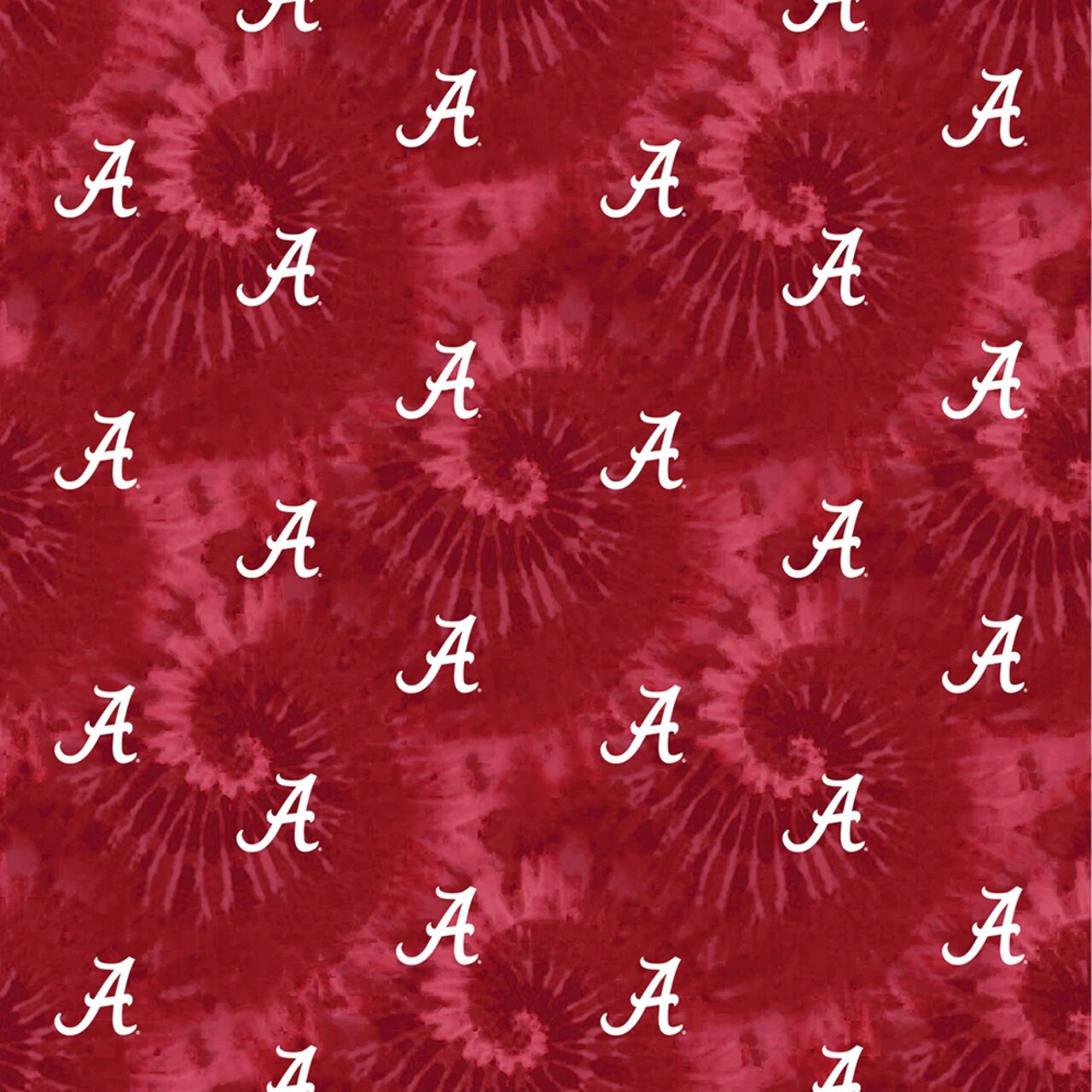 Fabric Sykel Enterprises University of Alabama Tie Dye by the Quarter Yard AL1316